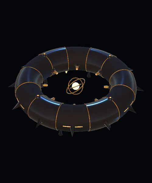 Donut Dreadnought, hangar portrait