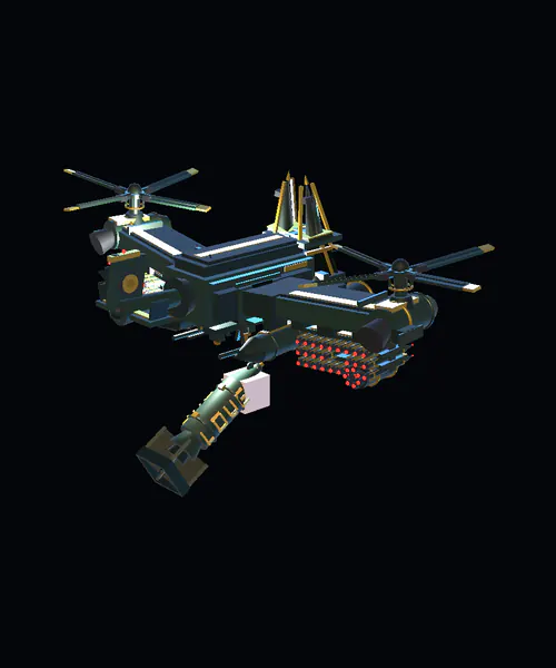 Robocopter, hangar portrait